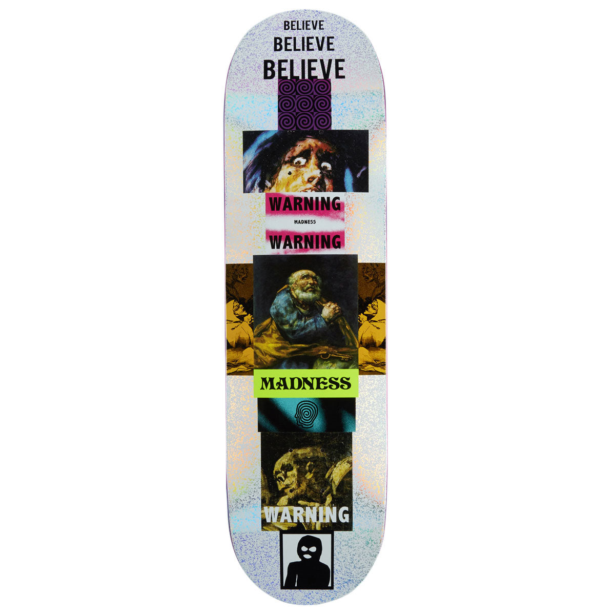 Madness Believe R7 Skateboard Deck - Holographic - 8.50