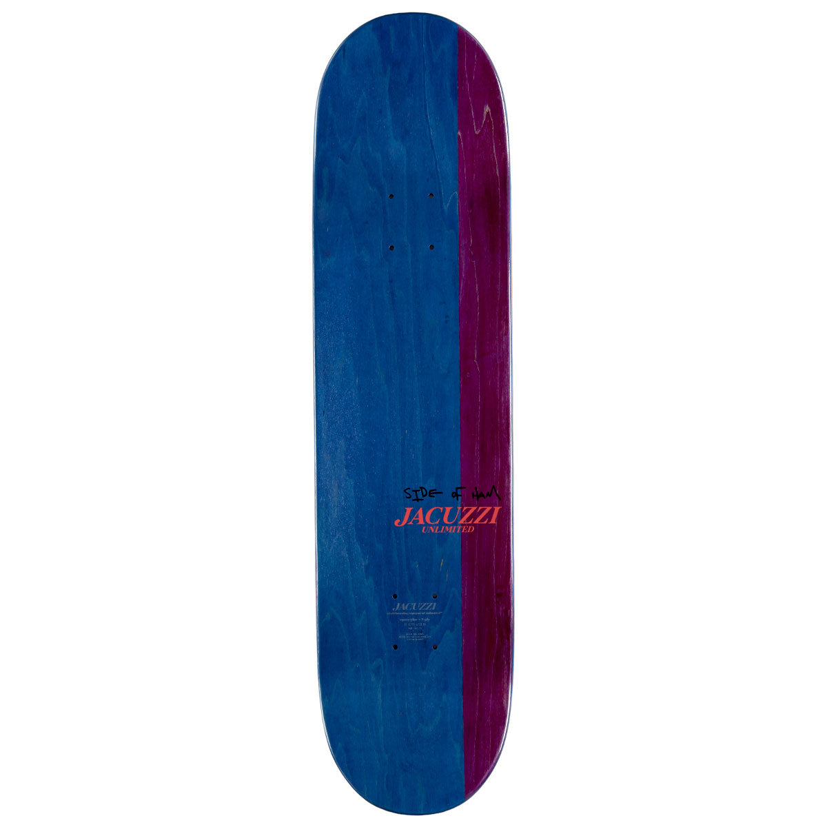 Jacuzzi Unlimited Tony Latham Smooshed EX7 Skateboard Deck - 8.125
