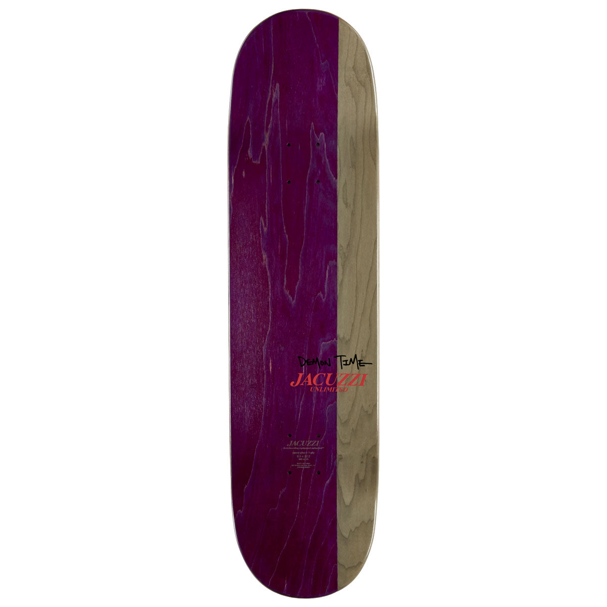 Jacuzzi Unlimited Ariana Spencer Demon EX7 Skateboard Deck - 8.25