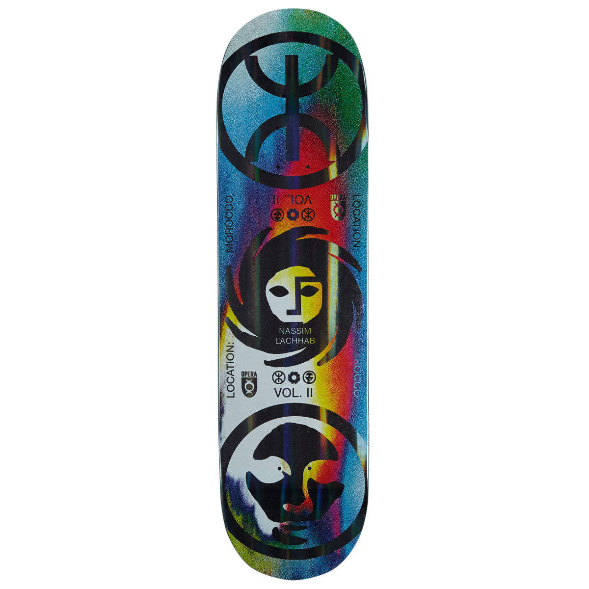 Opera Nassim Lachhab Crypto EX7 Skateboard Deck - 8.375