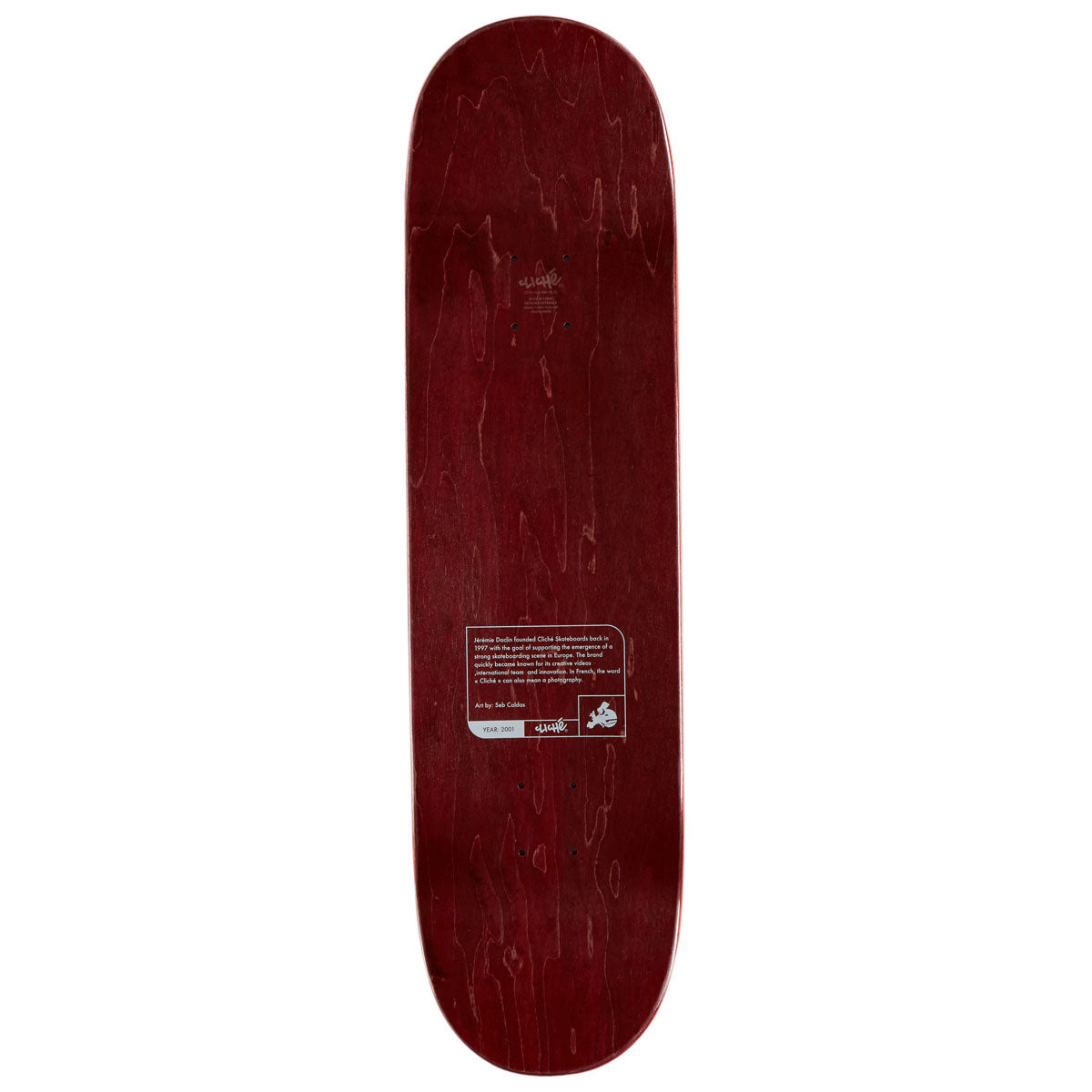 Cliché Jeremie Daclin Camera Skateboard Deck - 8.50