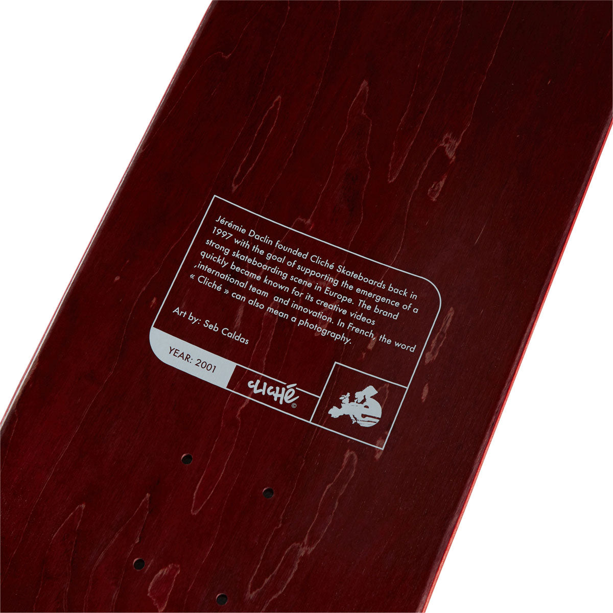 Cliché Jeremie Daclin Camera Skateboard Deck - 8.50