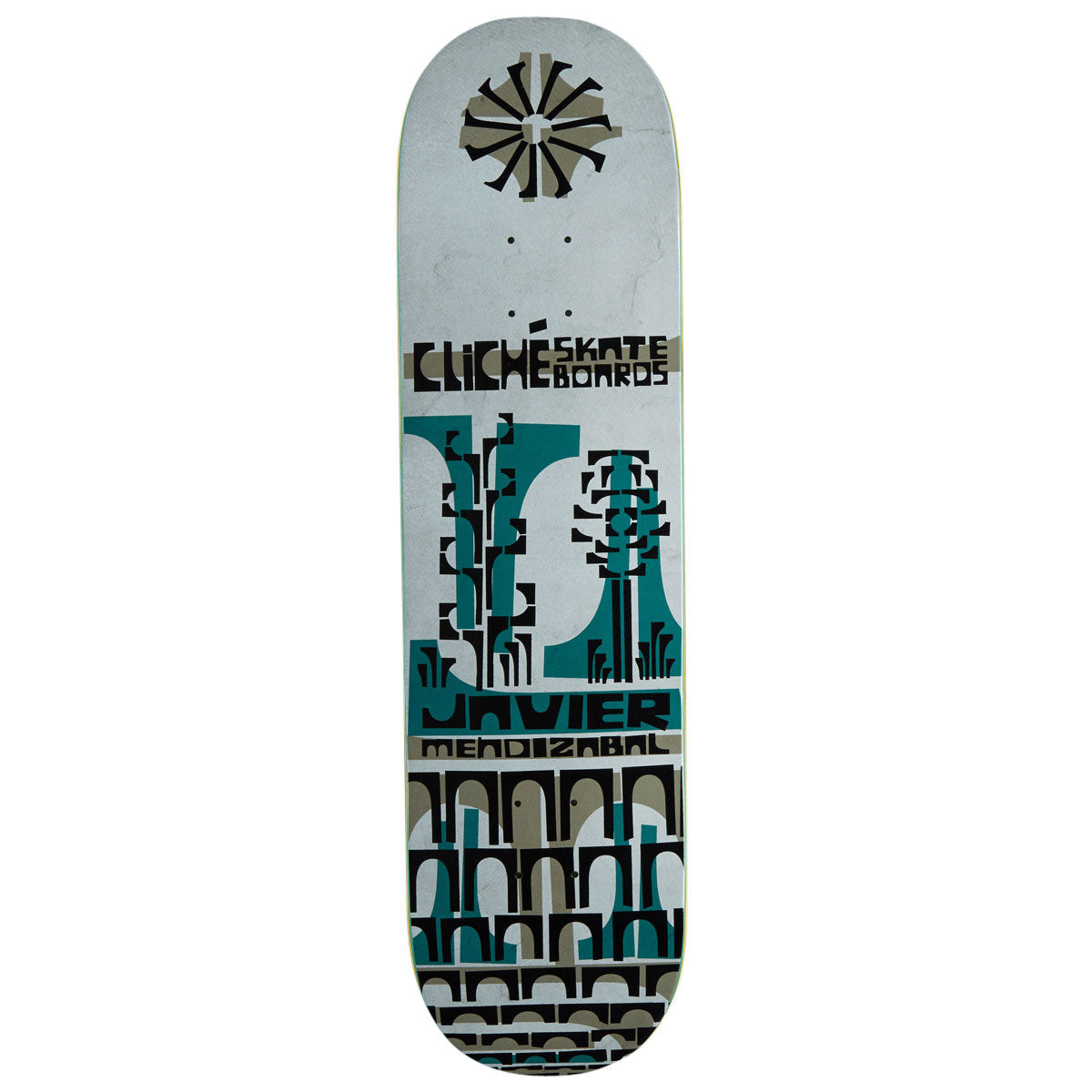 Cliché Javier Mendizabal Griptape Art Skateboard Deck - 8.25