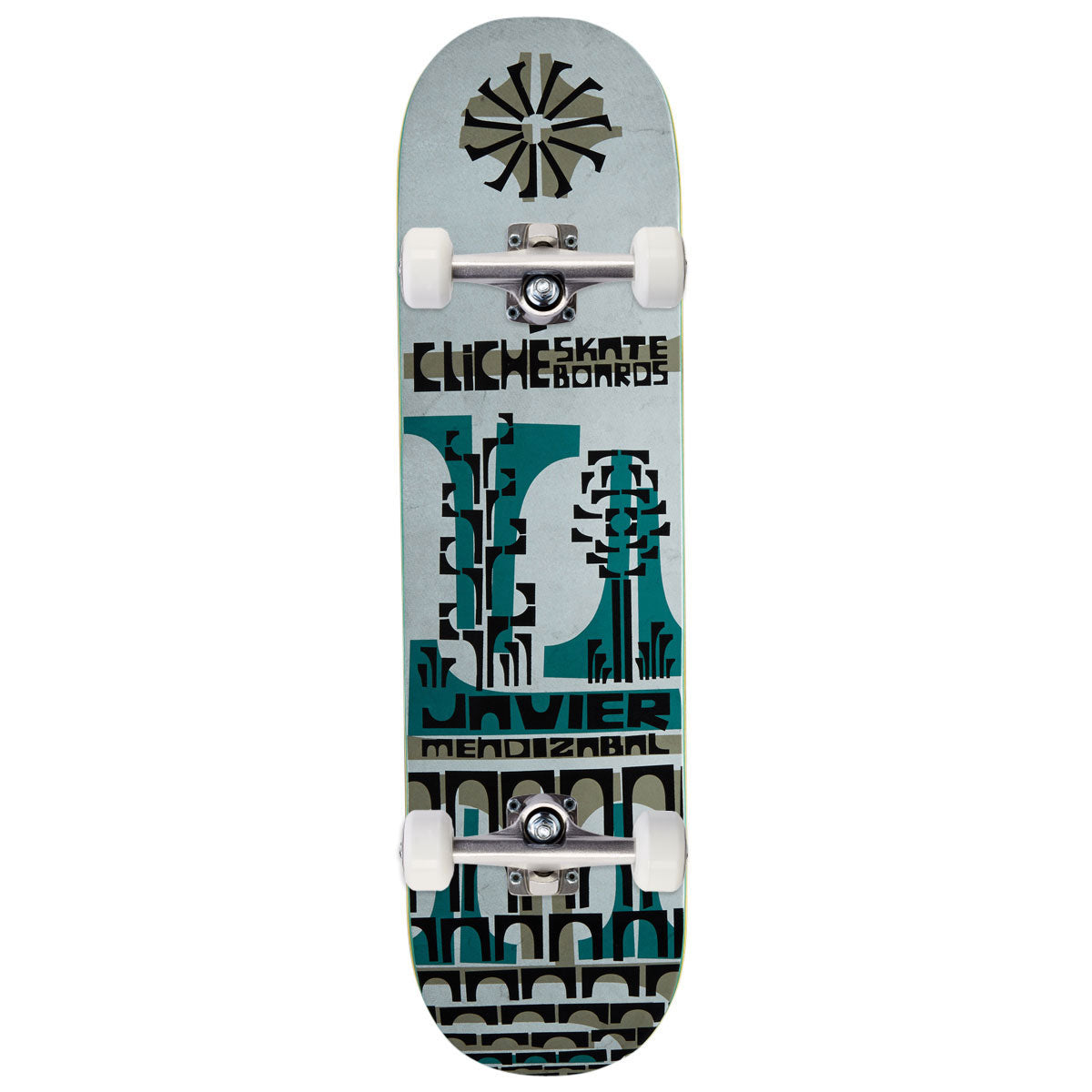 Cliché Javier Mendizabal Griptape Art Skateboard Complete - 8.25