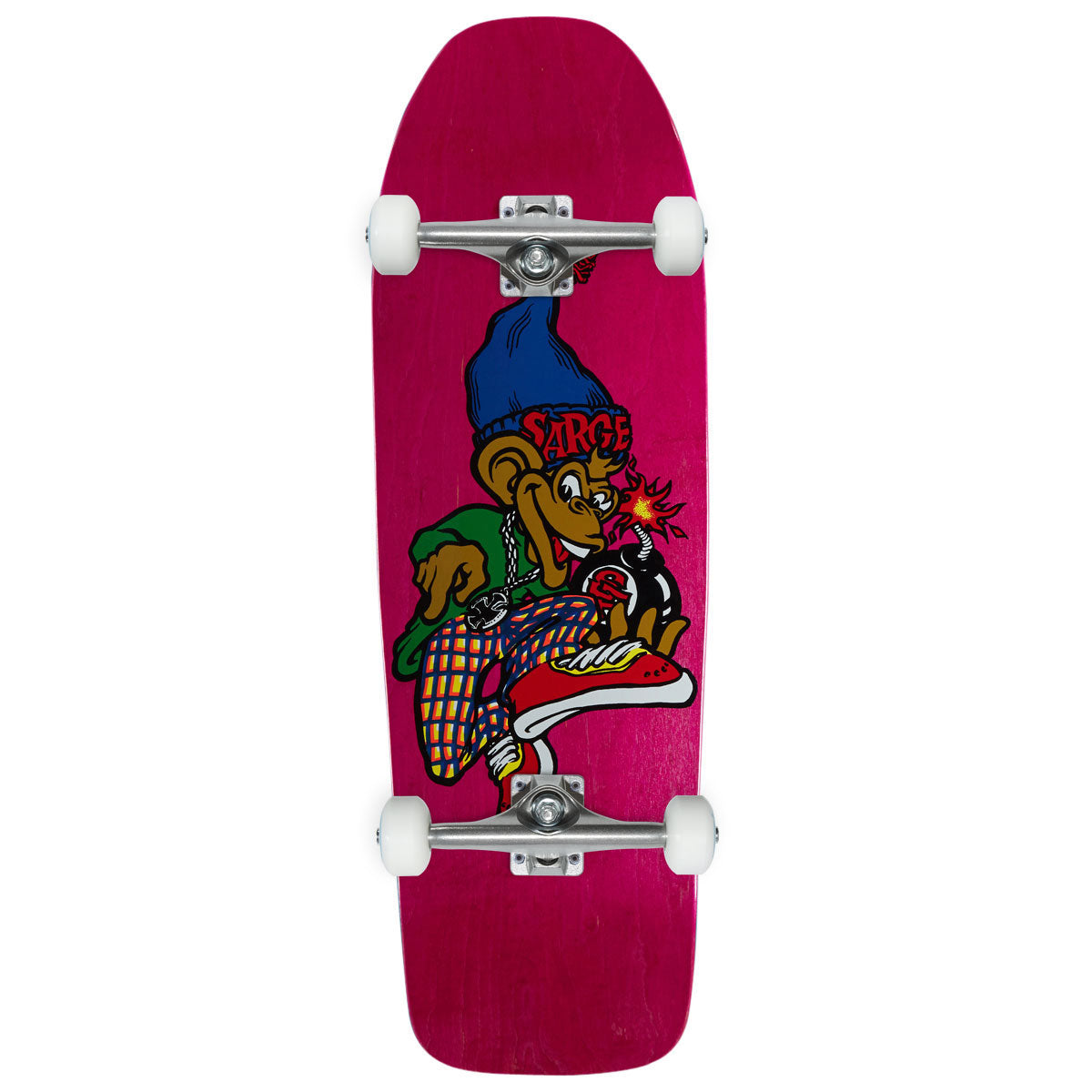 New Deal Danny Sargent Monkey Bomb Skateboard Complete - 9.62