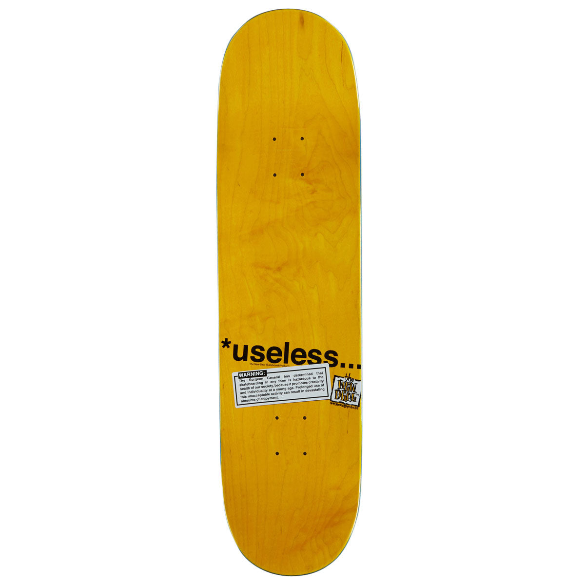 New Deal Useless Wooden Toys Popsicle Skateboard Complete - 8.50