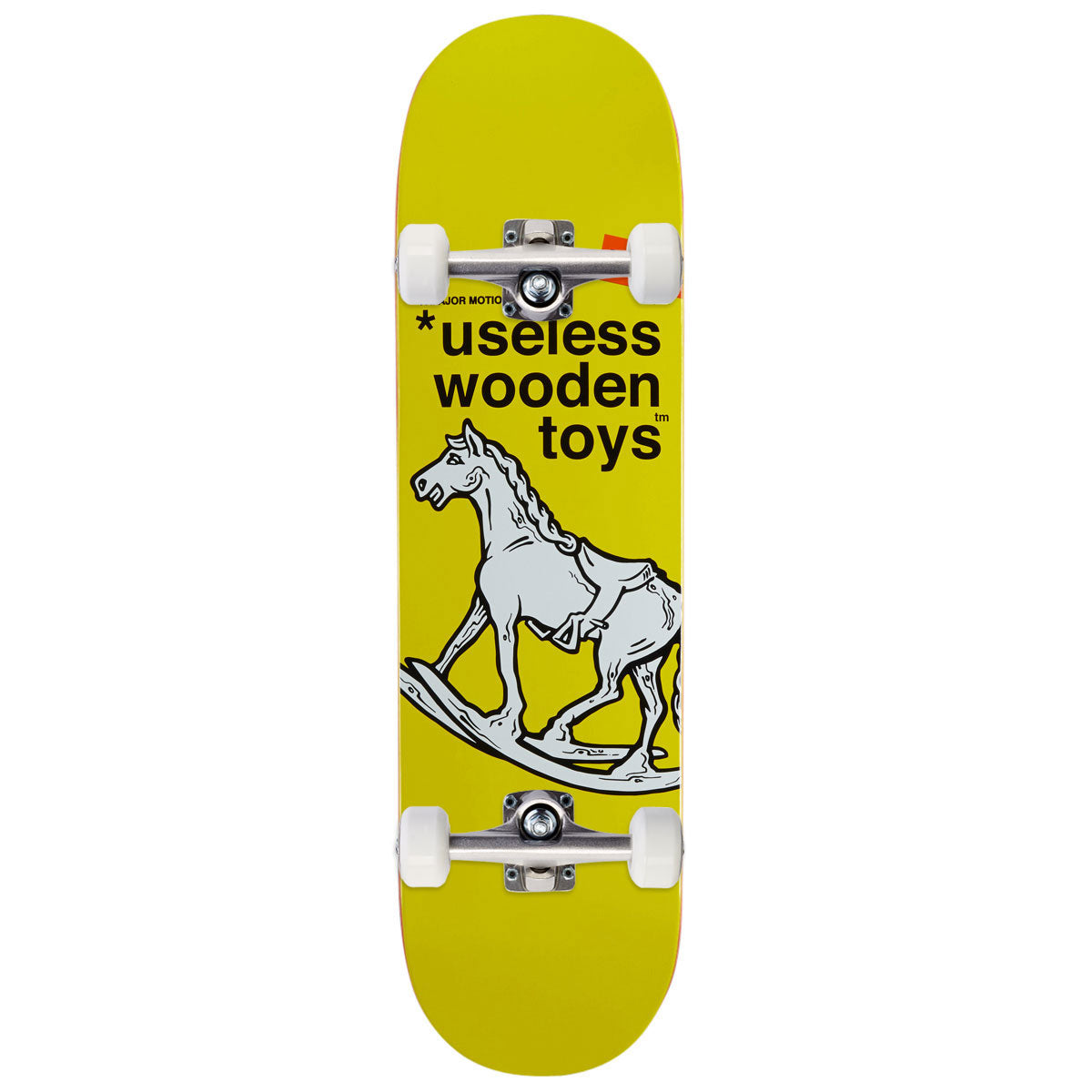 New Deal Useless Wooden Toys Popsicle Skateboard Complete - 8.25