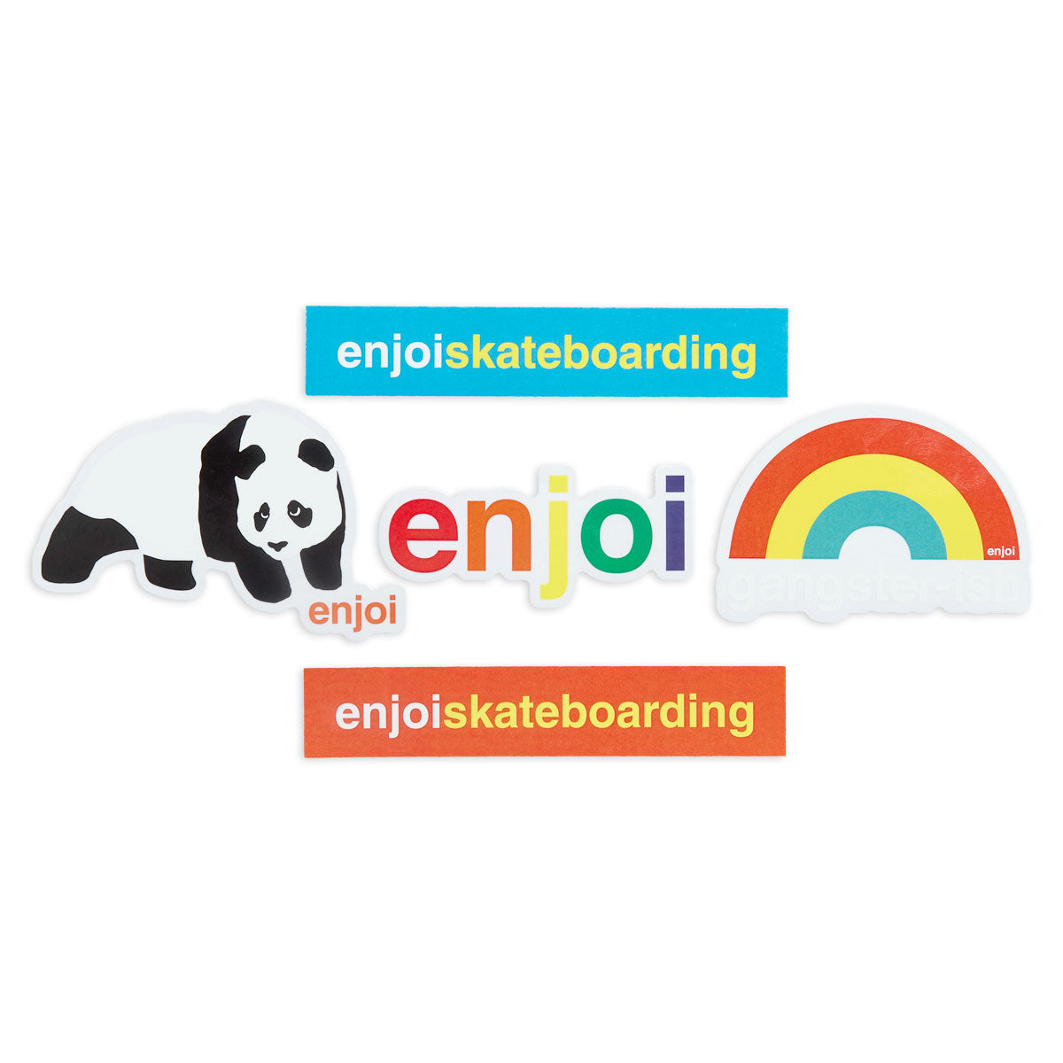 Enjoi Logo 5 Pack Of Stickers - Assorted image 1