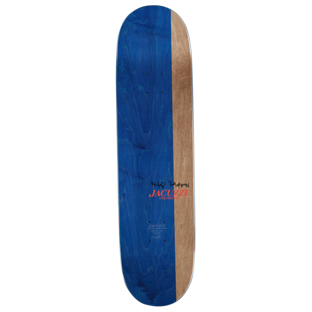 Jacuzzi Unlimited Zander Mitchell Fedora EX7 Skateboard Deck - Light Blue - 8.50