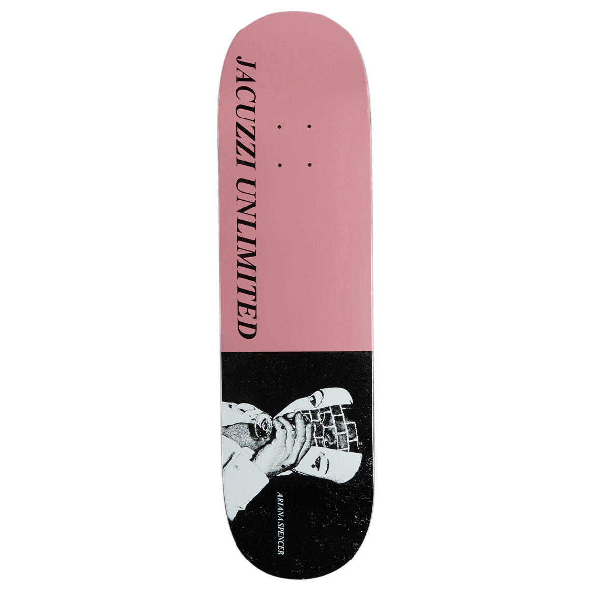 Jacuzzi Unlimited Ariana Spencer Wine EX7 Skateboard Deck - Rose - 8.50