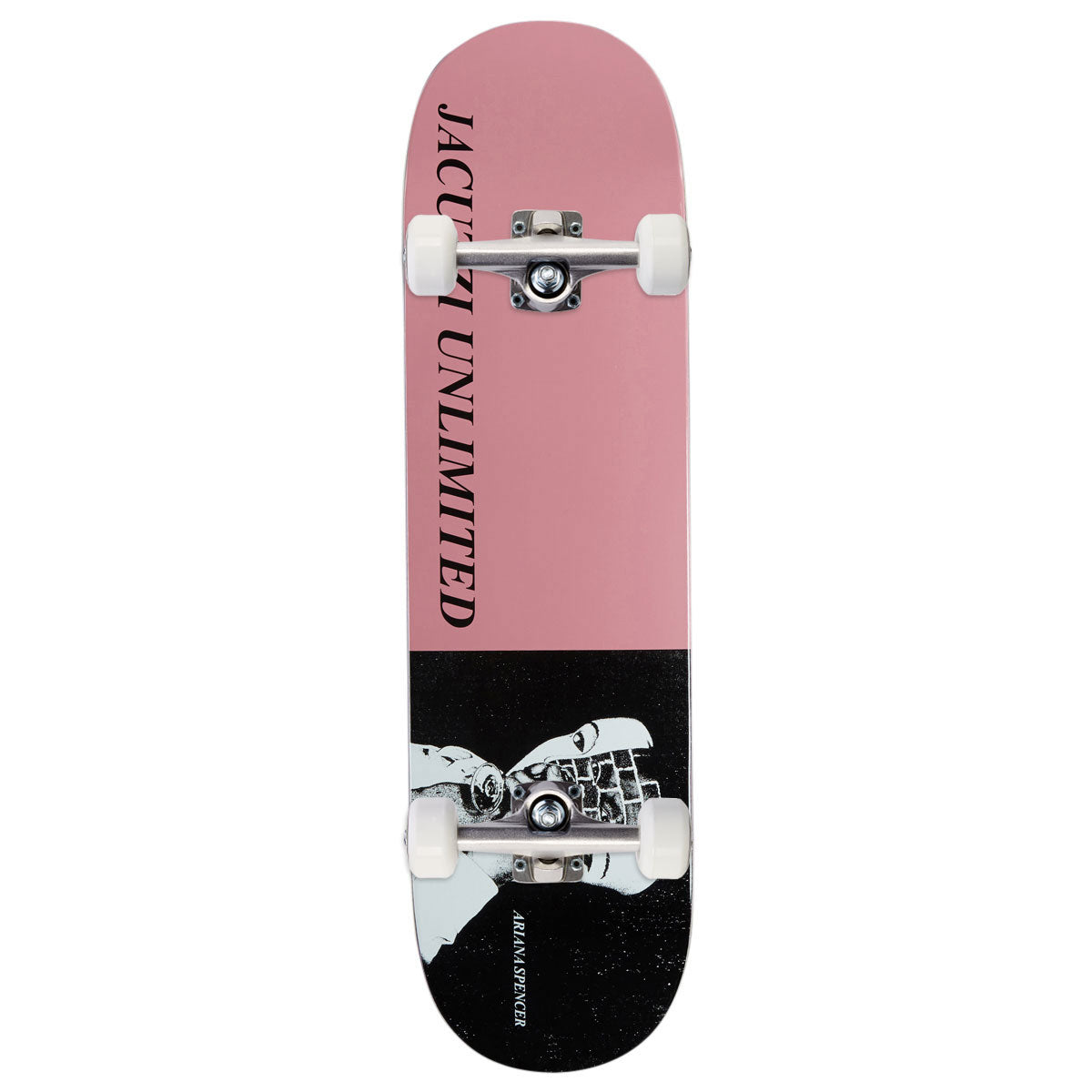 Jacuzzi Unlimited Ariana Spencer Wine EX7 Skateboard Complete - Rose - 8.50