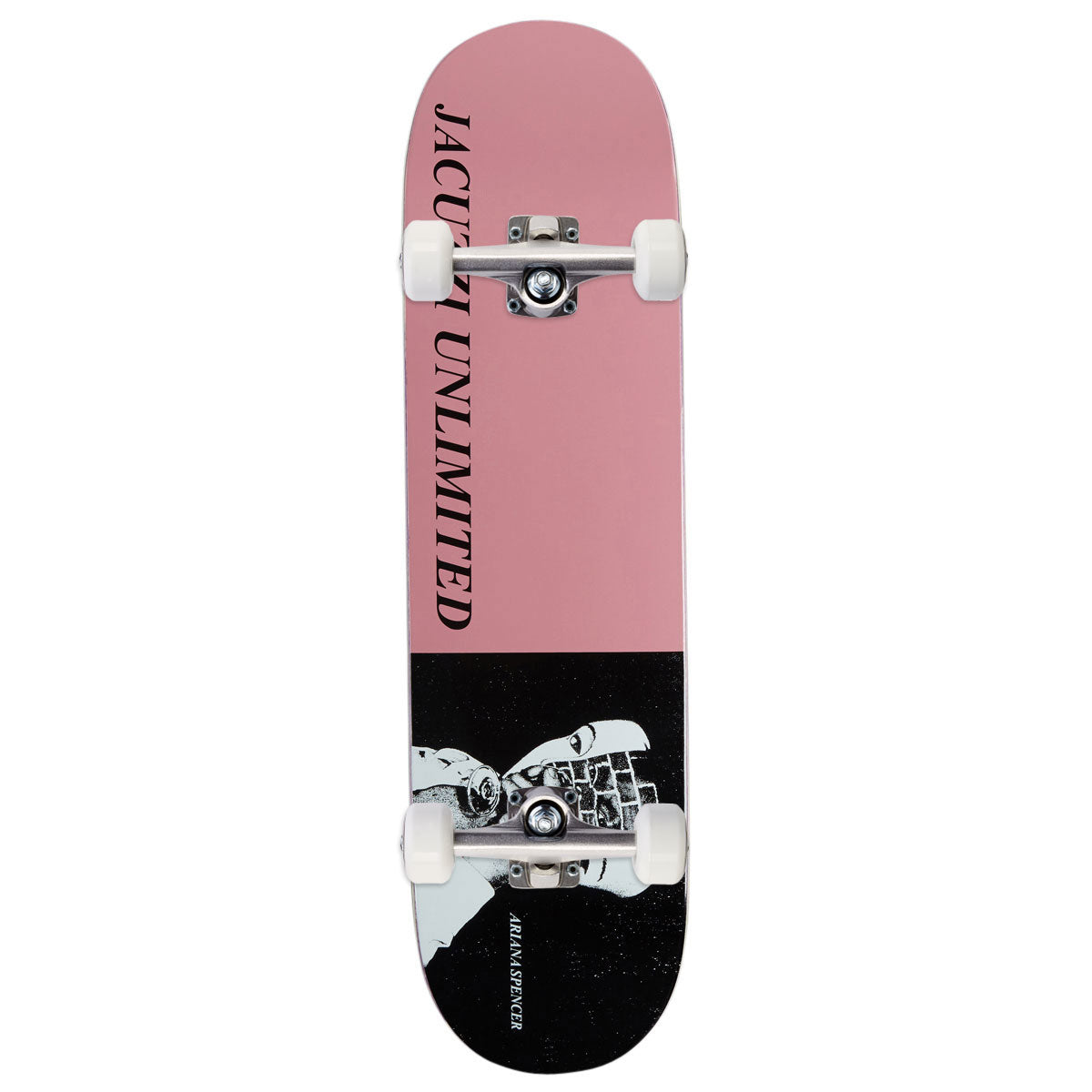 Jacuzzi Unlimited Ariana Spencer Wine EX7 Skateboard Complete - Rose - 8.25