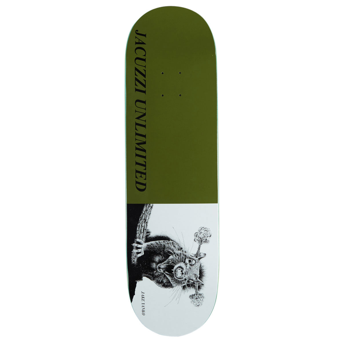 Jacuzzi Unlimited Jake Yanko Rabid EX7 Skateboard Deck - Green - 8.75