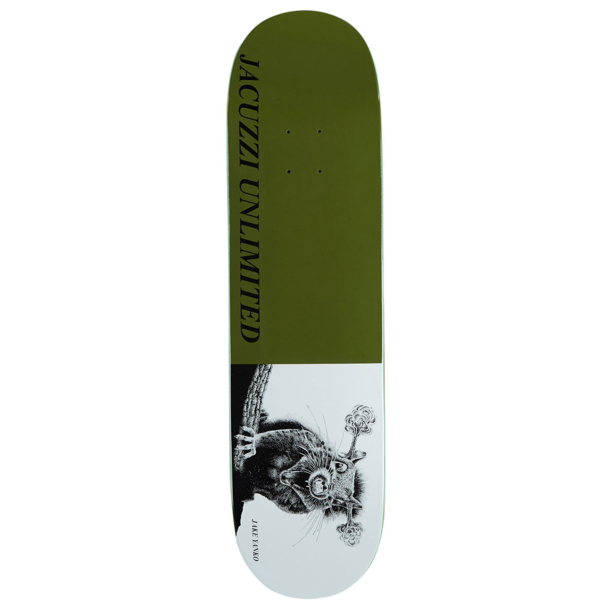 Jacuzzi Unlimited Jake Yanko Rabid EX7 Skateboard Deck - Green - 8.25