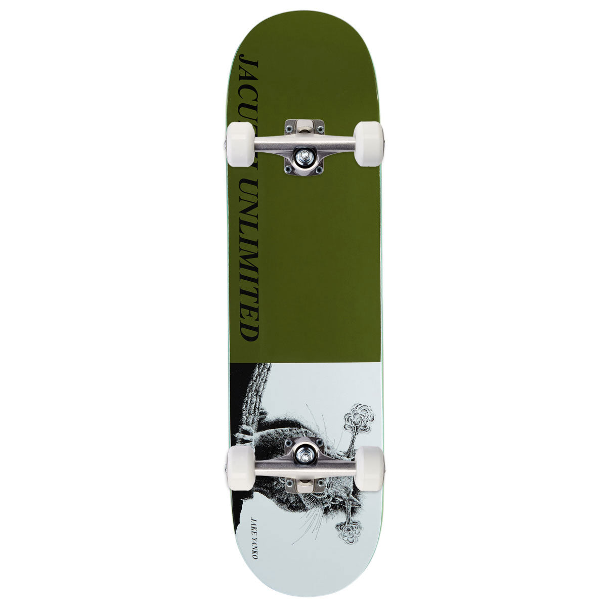 Jacuzzi Unlimited Jake Yanko Rabid EX7 Skateboard Complete - Green - 8.25