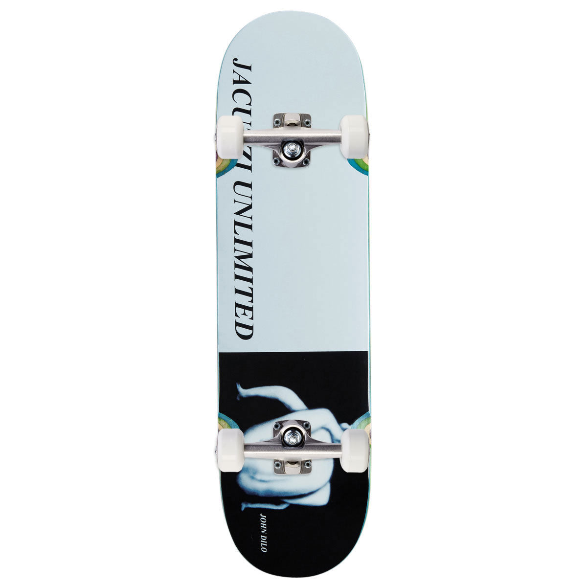 Jacuzzi Unlimited John Dilo Suck Me EX7 Skateboard Complete - Cool Grey - 8.50