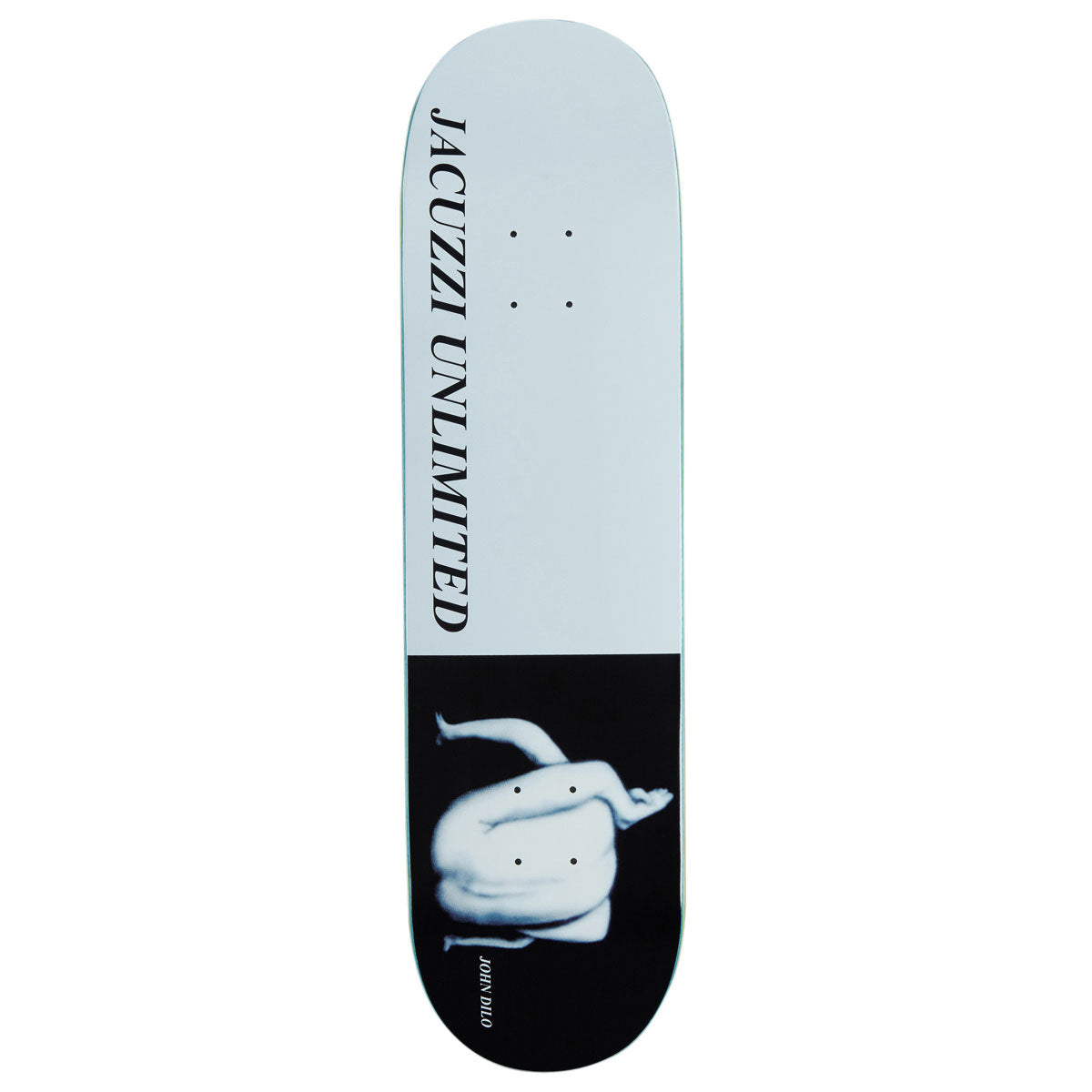 Jacuzzi Unlimited John Dilo Suck Me EX7 Skateboard Deck - Cool Grey - 8.375