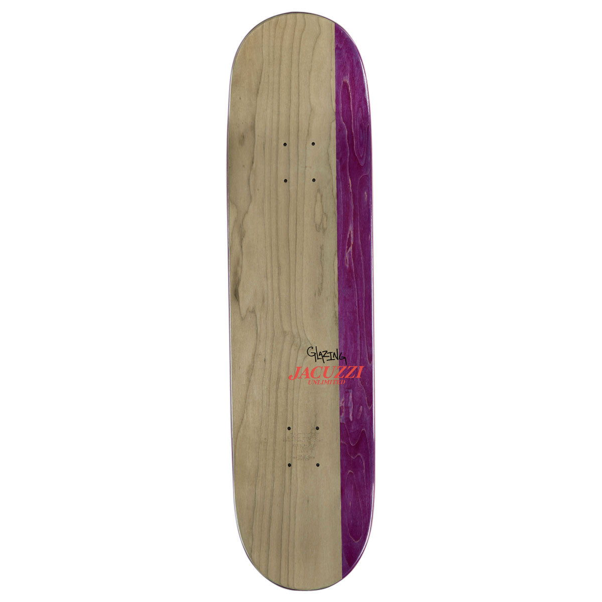 Jacuzzi Unlimited John Dilo Suck Me EX7 Skateboard Deck - Cool Grey - 8.375