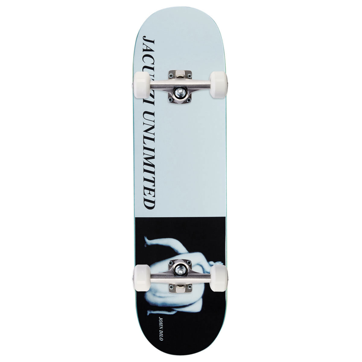 Jacuzzi Unlimited John Dilo Suck Me EX7 Skateboard Complete - Cool Grey - 8.375