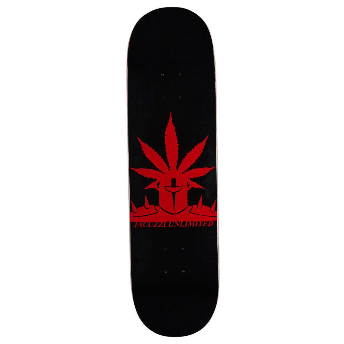 Jacuzzi Unlimited Weedstar EX7 Skateboard Deck - Black/Red - 8.50