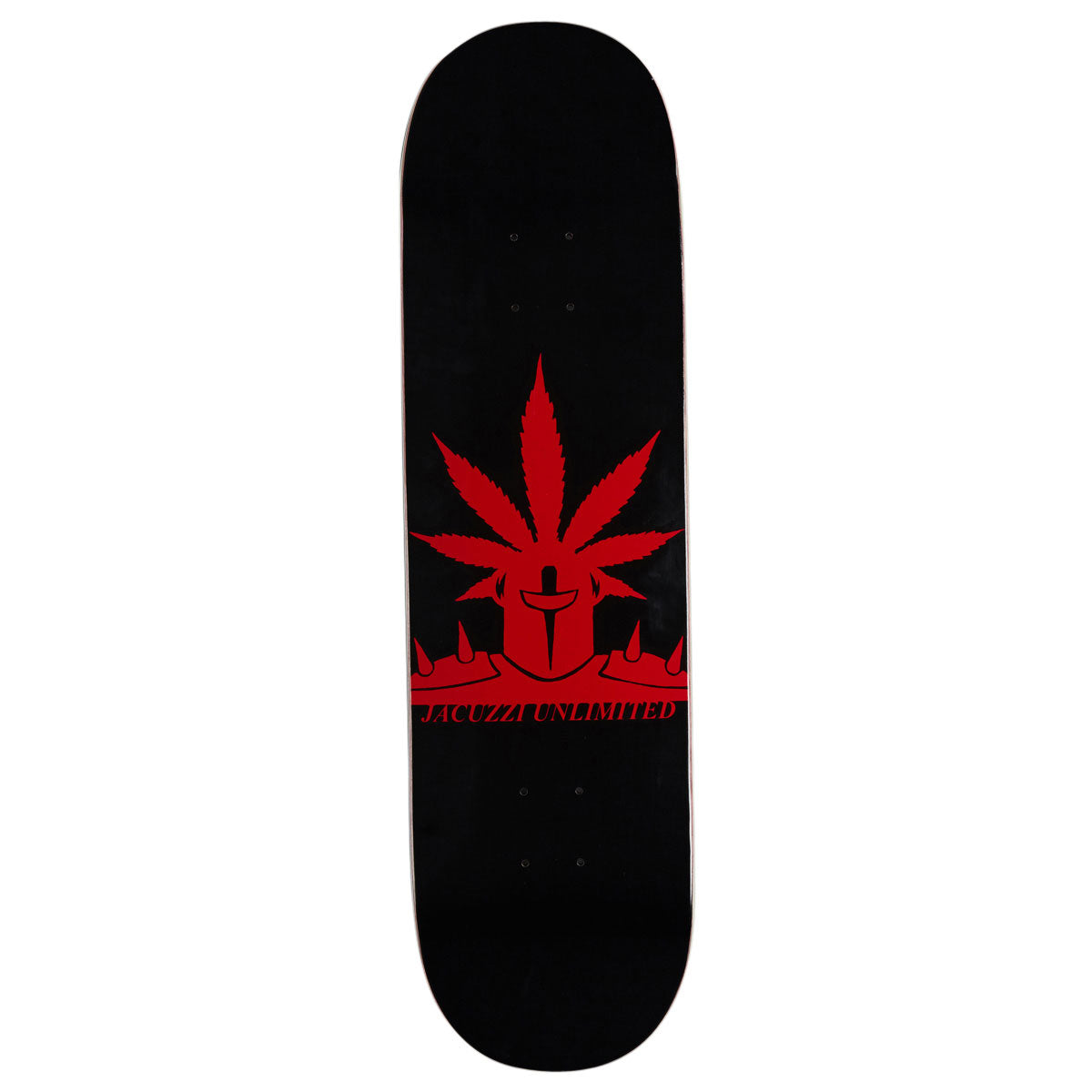 Jacuzzi Unlimited Weedstar EX7 Skateboard Deck - Black/Red - 8.25