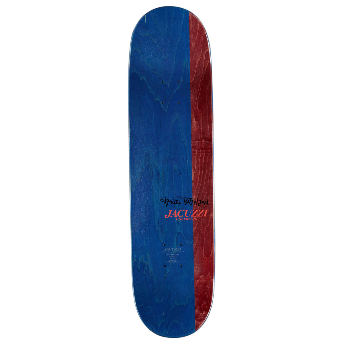 Jacuzzi Unlimited Weedstar EX7 Skateboard Deck - Black/Red - 8.25