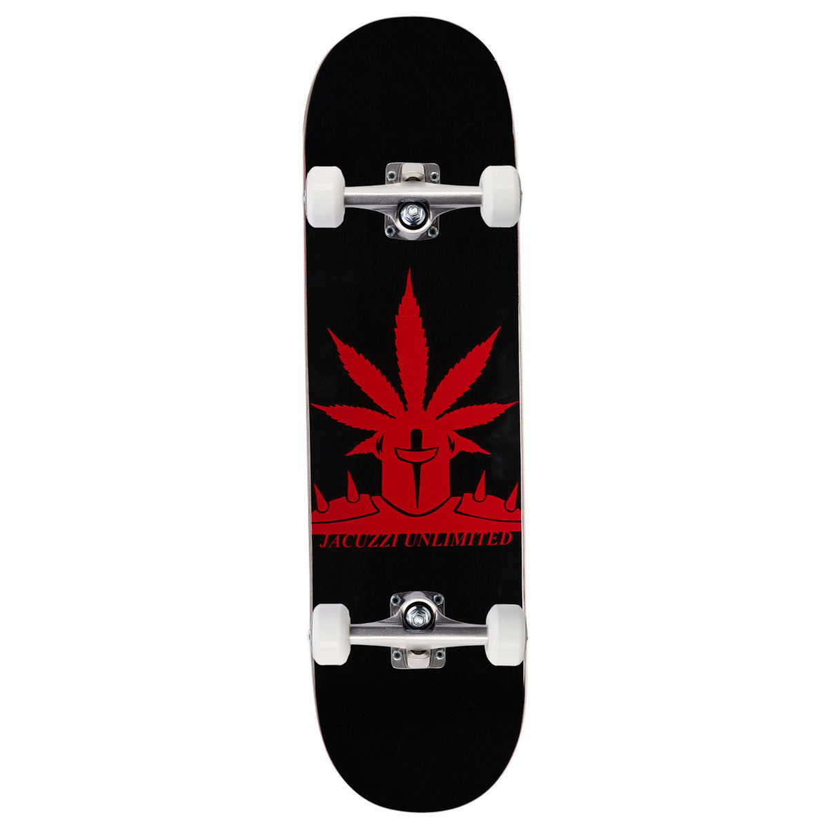 Jacuzzi Unlimited Weedstar EX7 Skateboard Complete - Black/Red - 8.25