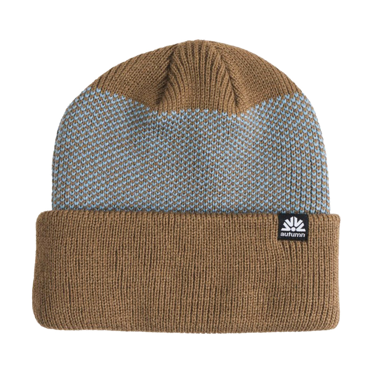 Autumn Birdseye Beanie - Dark Sand image 1