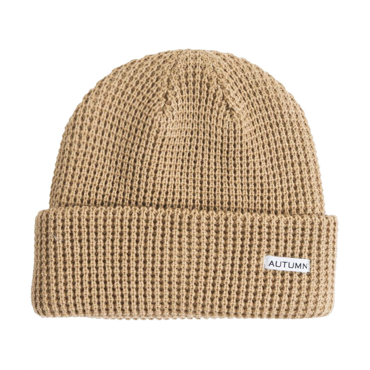 Autumn Waffle Beanie - Sand image 1
