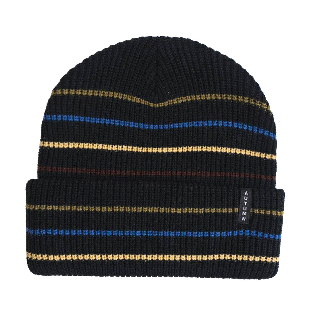 Autumn Multi Stripe Beanie - Black 2026 image 1