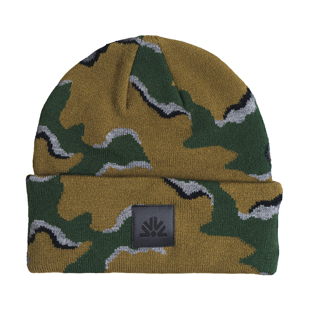 Autumn Wavy Camo Beanie - Fir image 1