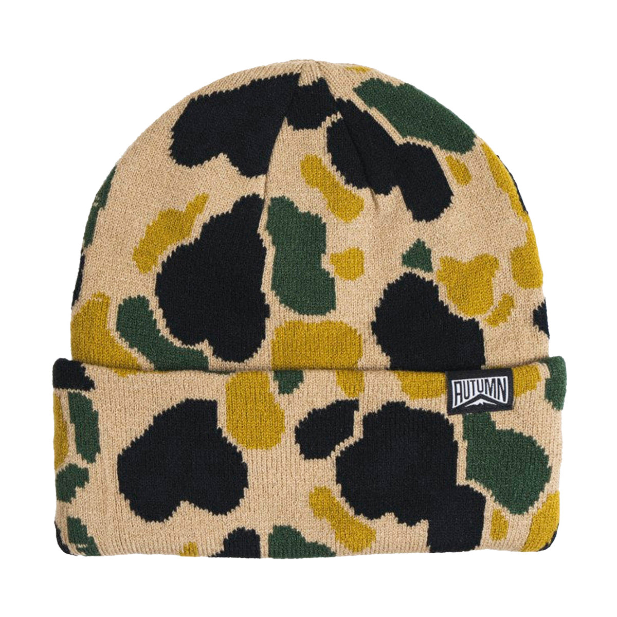 Autumn Duck Camo Beanie - Sand image 1