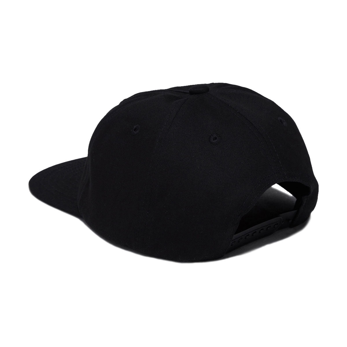 Autumn Twill Five Panel Snapback Hat - Black image 2