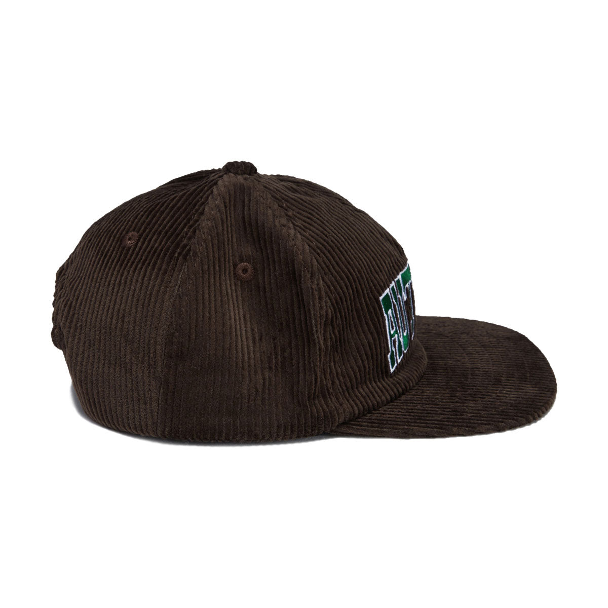 Autumn Cord Five Panel Snapback Hat - Chocolate image 4