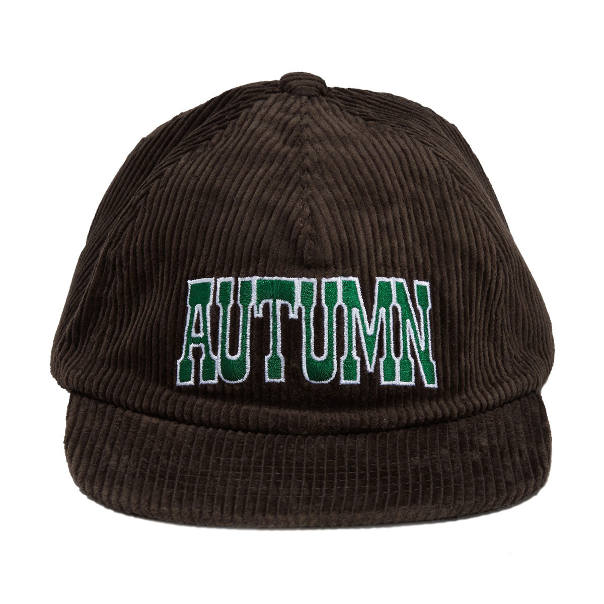 Autumn Cord Five Panel Snapback Hat - Chocolate image 5
