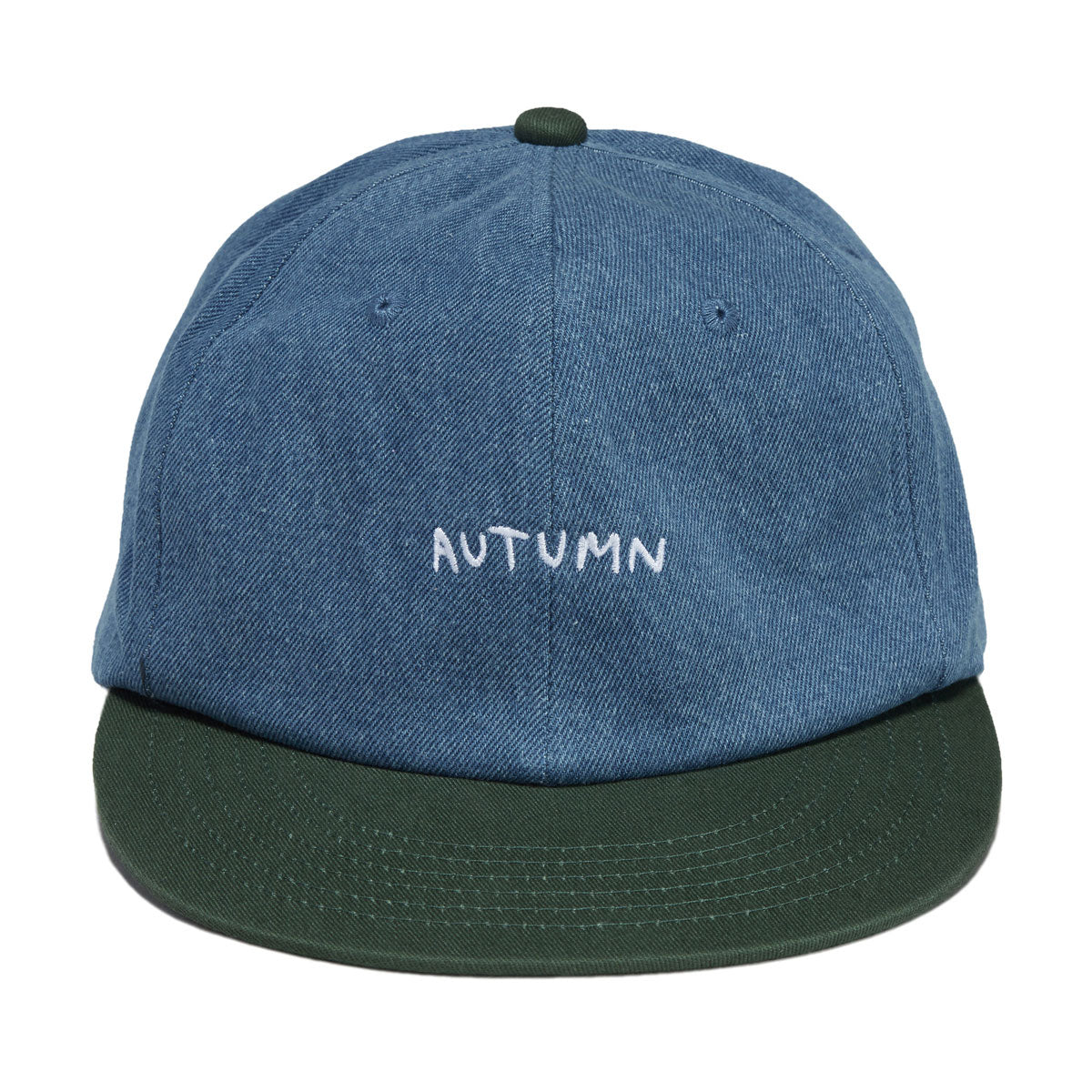 Autumn Mixed Six Panel Snapback Hat - Blue Jay image 5