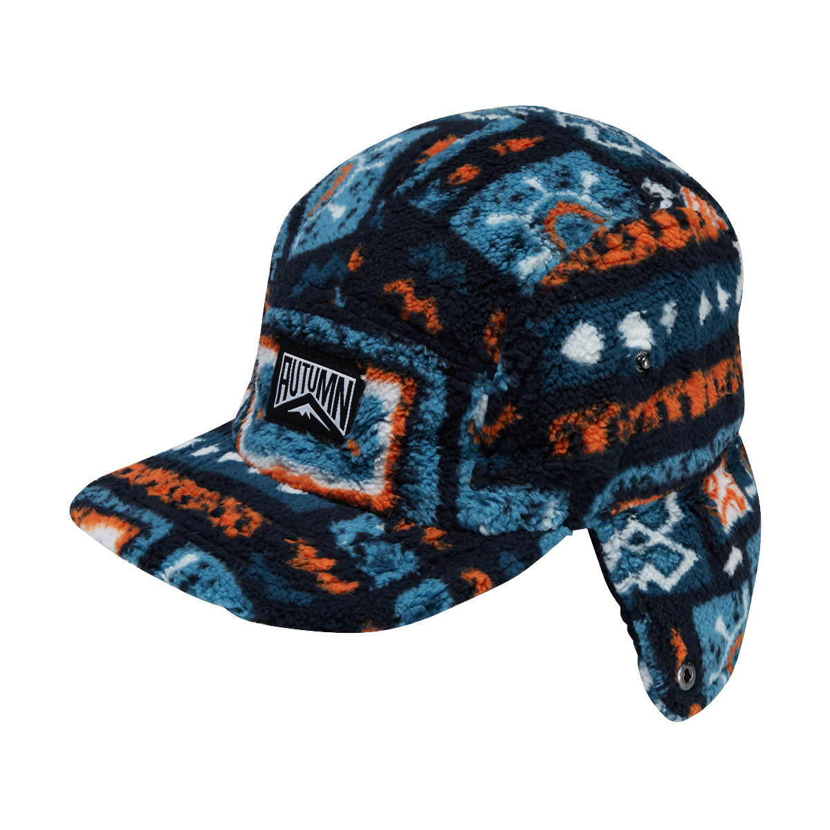 Autumn Fleece Flap Hat - Slate image 3