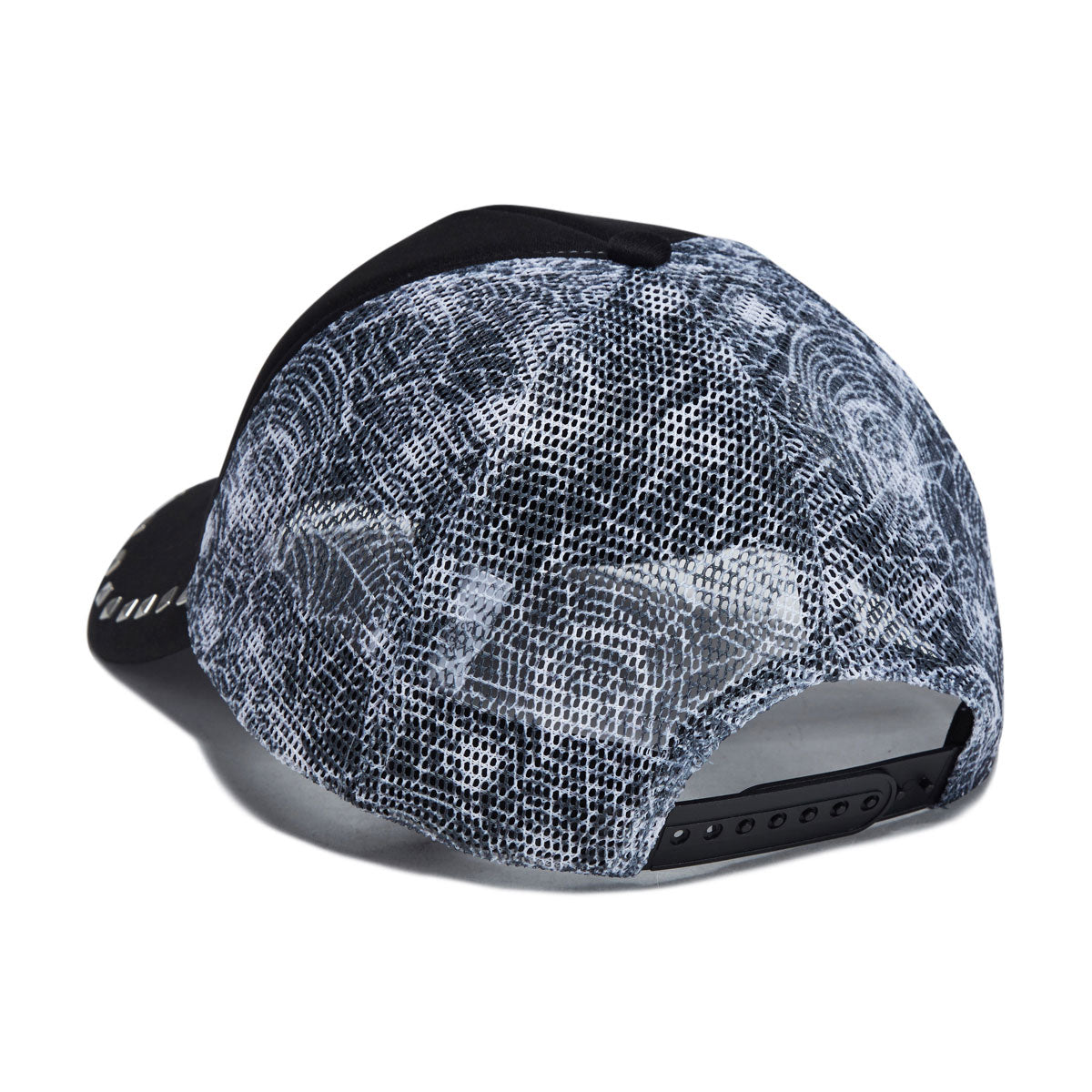 Corduroy Stud Trucker Hat - Black image 2