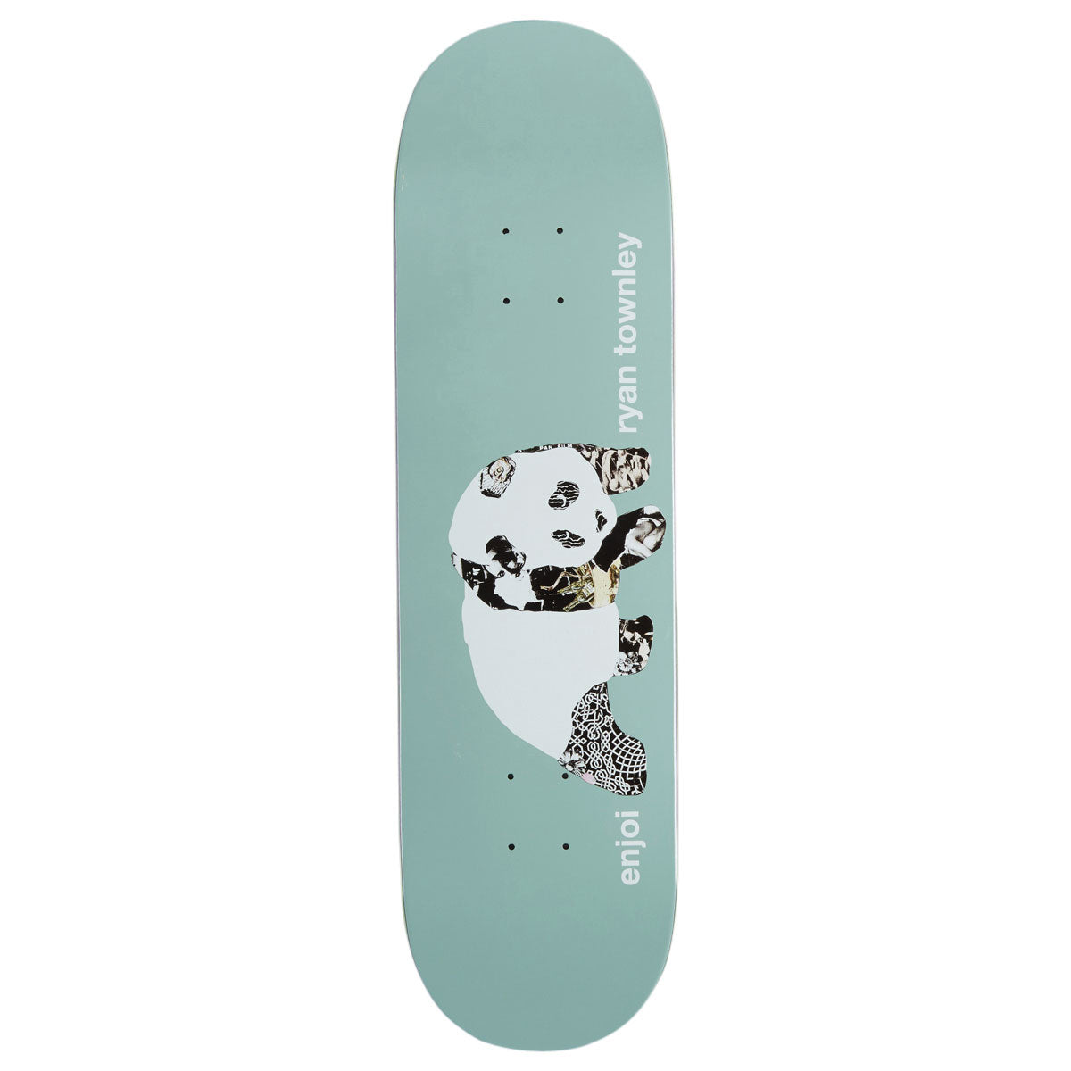 Enjoi Ryan Townley Collage Panda R7 Skateboard Deck - Sage - 8.50
