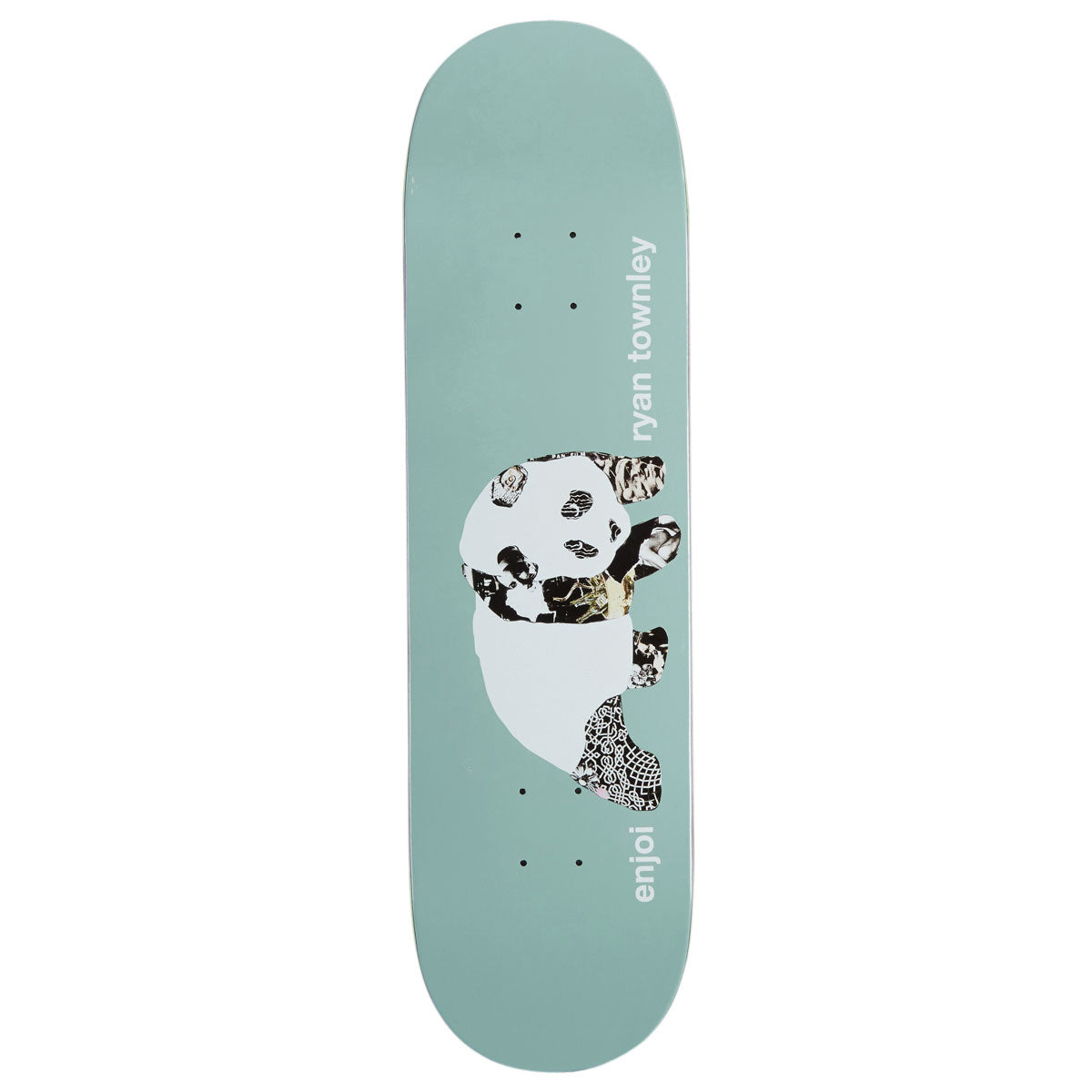 Enjoi Ryan Townley Collage Panda R7 Skateboard Deck - Sage - 8.25