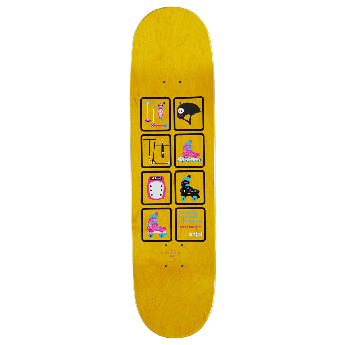Enjoi Big Box Roller Blades R7 Skateboard Complete - Pink - 8.50
