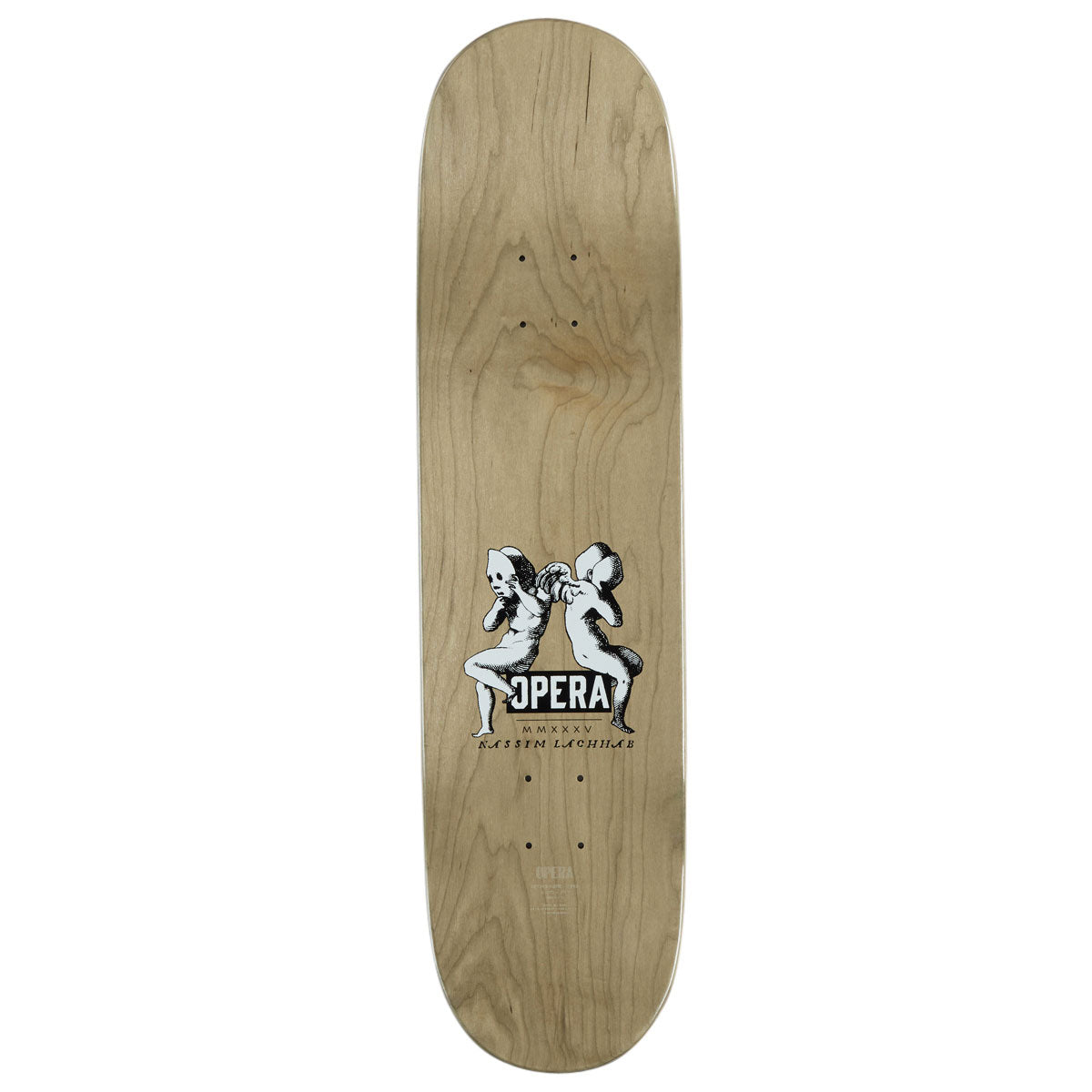 Opera Nassim Totem EX7 Skateboard Deck - Green/Black - 8.375