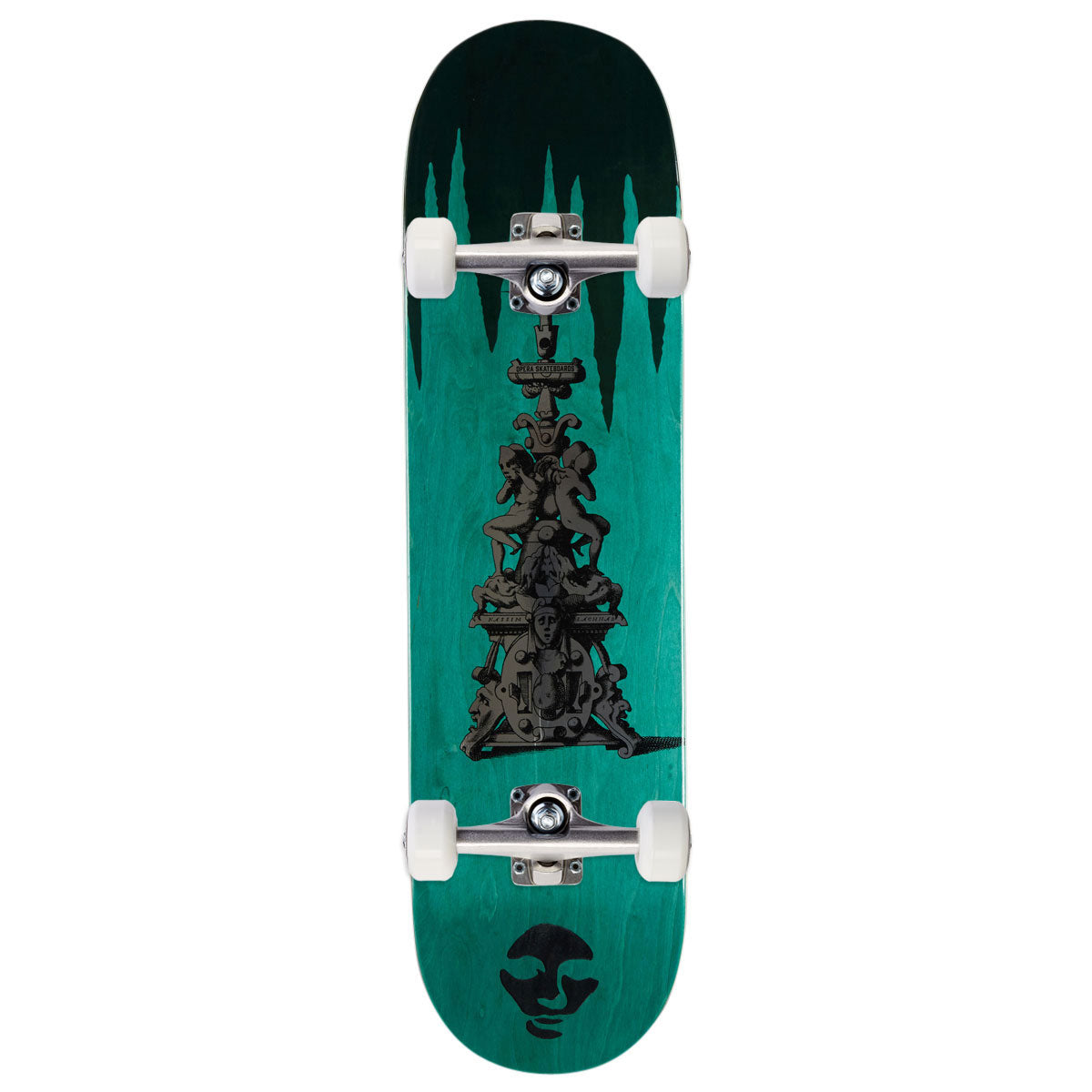 Opera Nassim Totem EX7 Skateboard Complete - Green/Black - 8.375