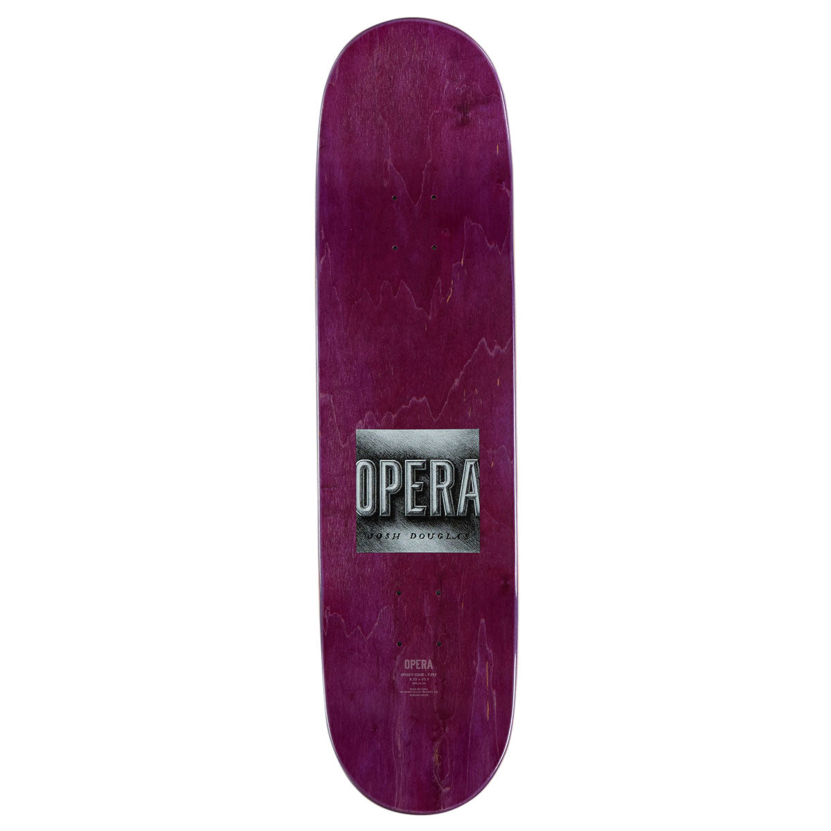Opera Douglas Victorian EX7 Skateboard Deck - Natural/Red - 8.25