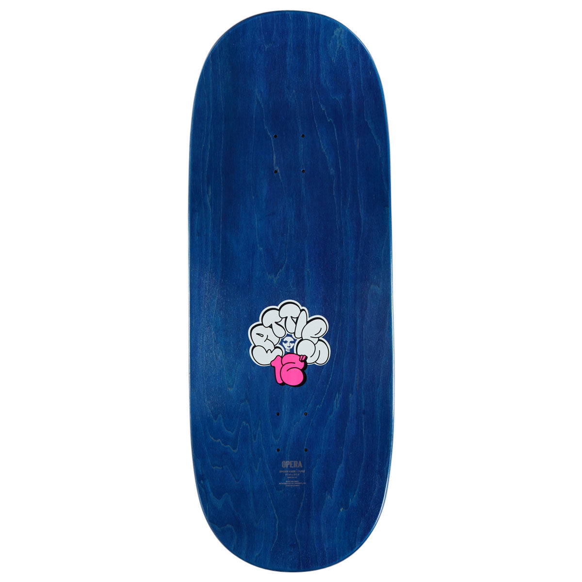 Opera Fatties RGB Mask EX7 Skateboard Deck - Blue/Purple - 12.00