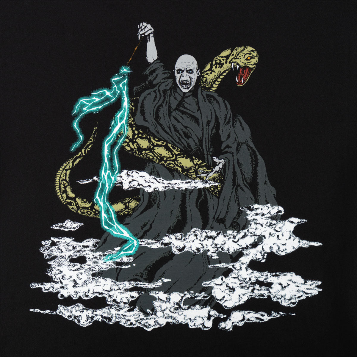 Welcome x Harry Potter Voldemort T-Shirt - Black image 3