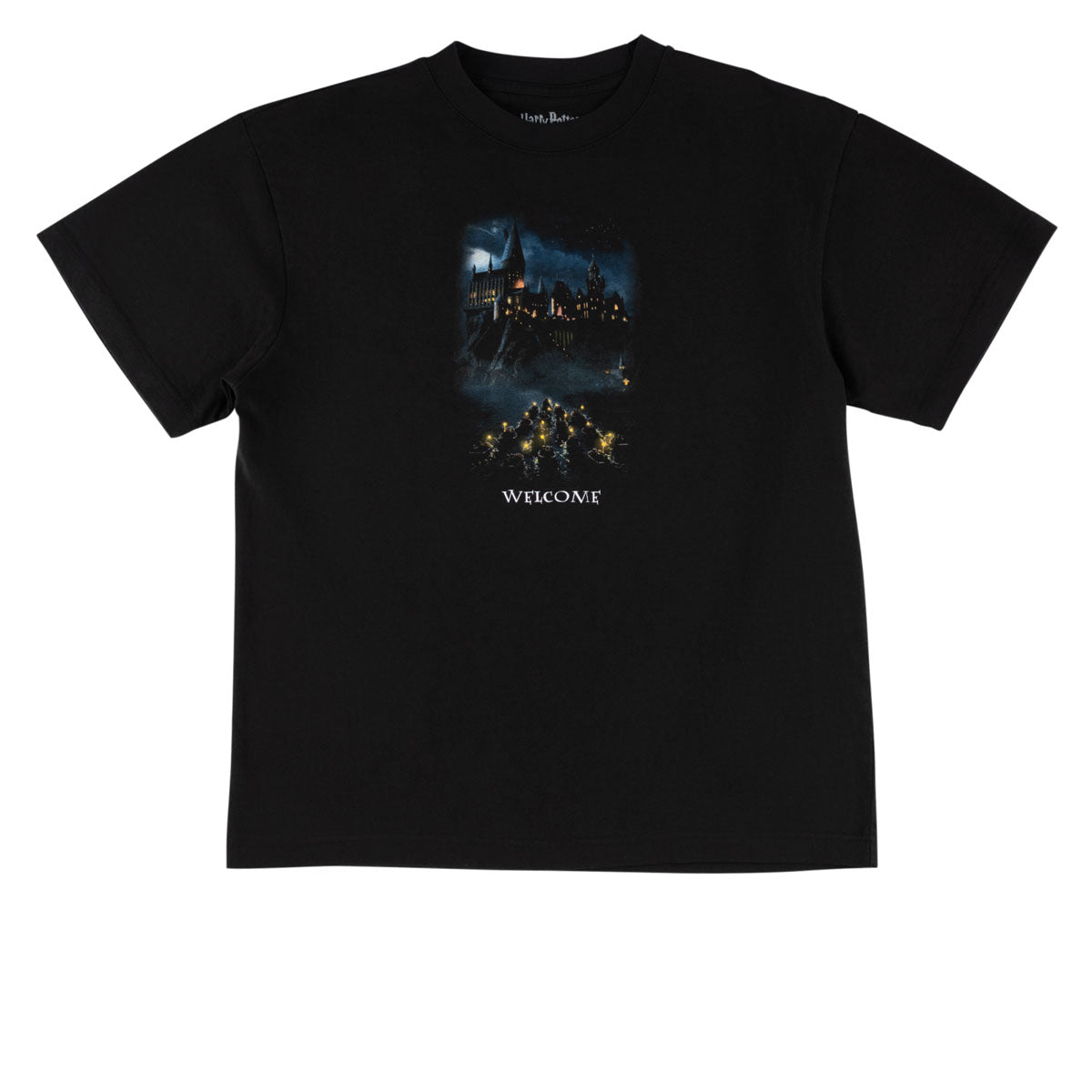Welcome x Harry Potter Arrival T-Shirt - Black image 1
