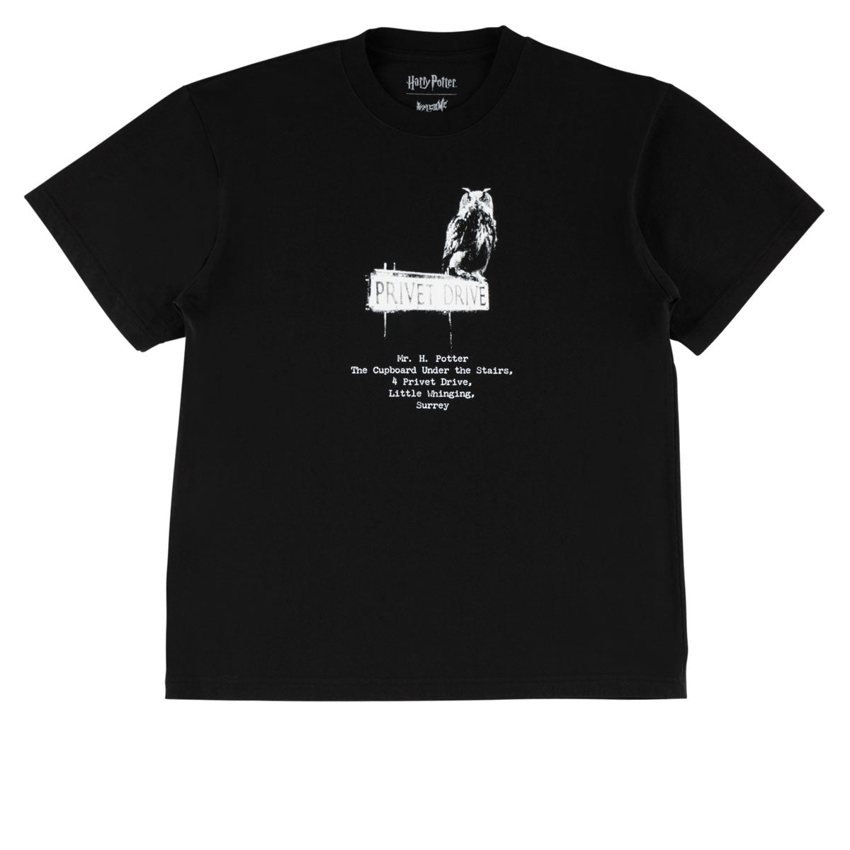 Welcome x Harry Potter Acceptance T-Shirt - Black image 1