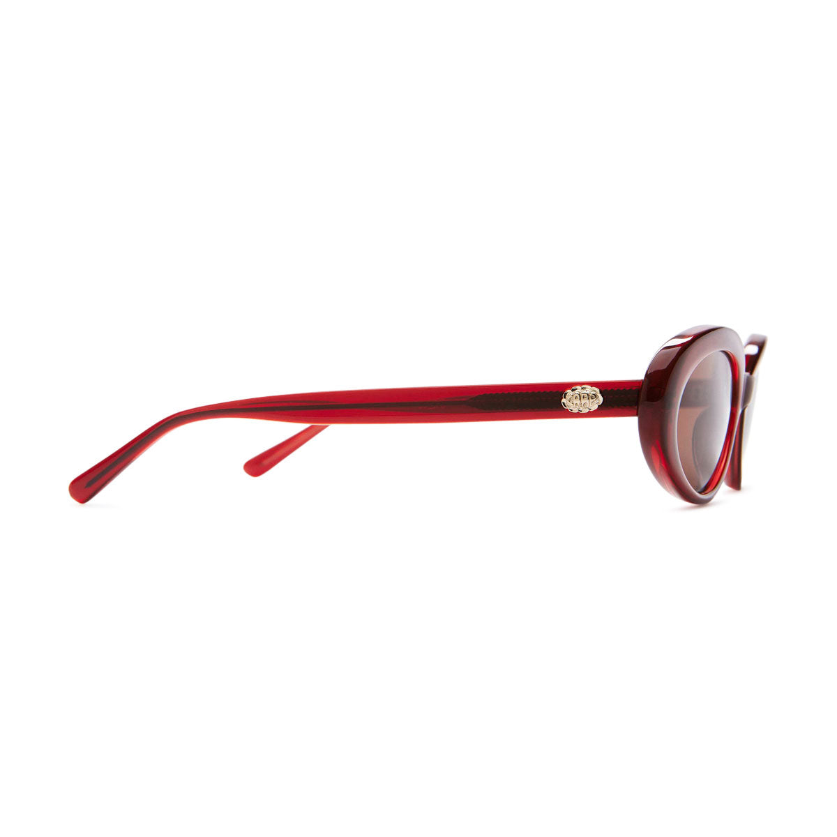 Crap Eyewear The Sweet Leaf Sunglasses - Crystal Black Cherry Bio/Amber image 3