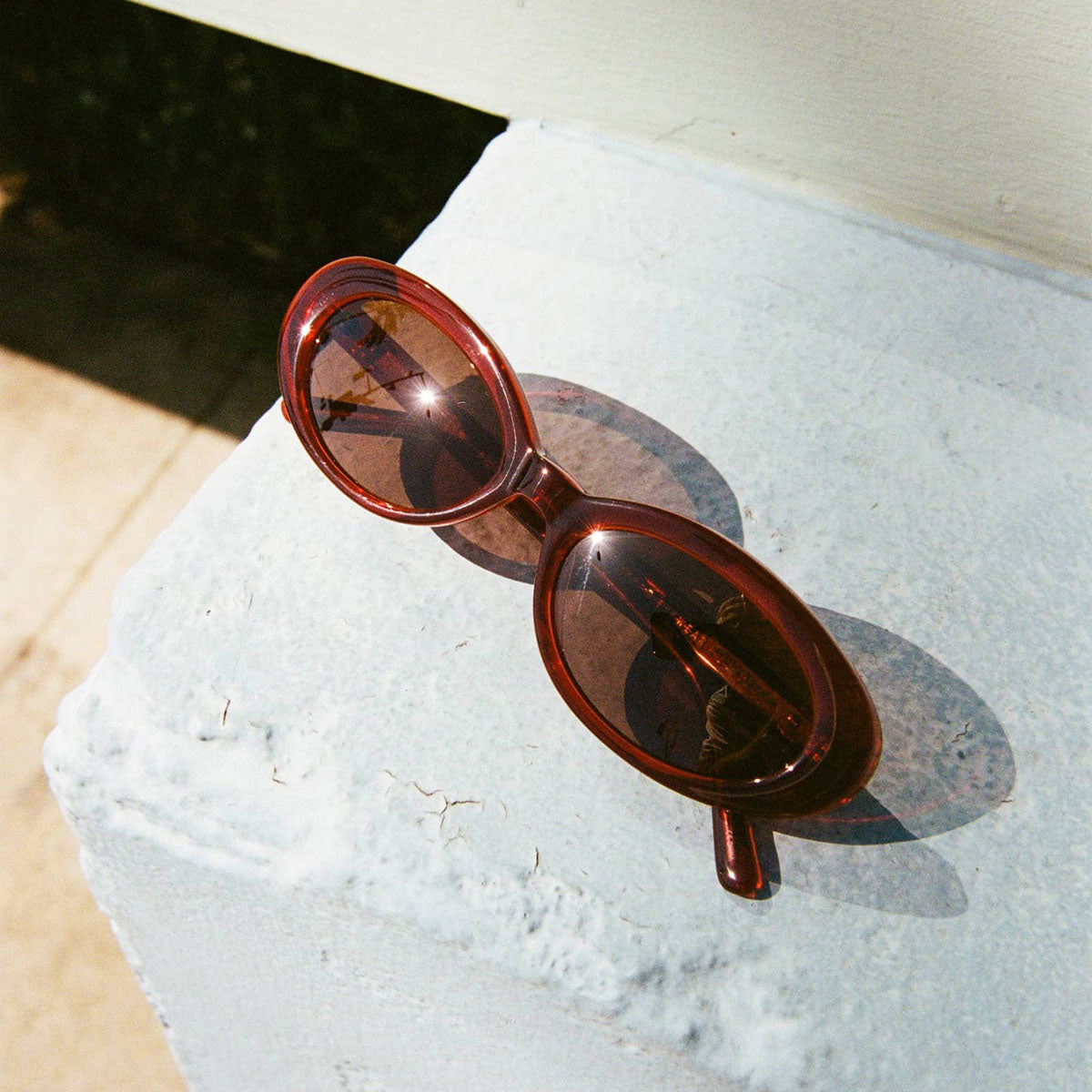 Crap Eyewear The Sweet Leaf Sunglasses - Crystal Black Cherry Bio/Amber image 5